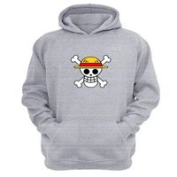 Genérico - Polerón Canguro One Piece Gris Claro Talla Xl Unisex