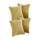 thumbnail image 1 of Pack De 4 Fundas De Cojin Felpa Amarillo, 1 of 3