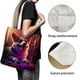 thumbnail image 3 of Corgi Bolso de tela con estampado de lienzo para mujer, bolsa de compras reutilizable y estética, con cremallera interior, regalo para mujer, 35 × 40 cm., 3 of 6