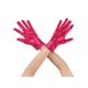 thumbnail image 1 of INSPIRE CHIC Guantes de lentejuelas para mujer, guantes de baile brillantes de dedo completo, mangas de baile brillantes para fiesta, banquete, disfraz, vestido de fiesta, rojo rosa, 1 of 5