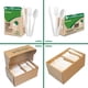 thumbnail image 3 of Utensilios compostables BIOCEAN 100% almidón de maíz, juego de 150 piezas, 3 of 7