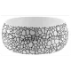 thumbnail image 2 of Lavamanos Sobreponer Loza Redondo, 40x40x15.5 cm Blanco y Negro, 2 of 4