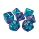 thumbnail image 3 of D4-D20 De Juguete De Entretenimiento Con Dados Poliédricos, 7 Uds., Para Juego De Fiesta, Verde Y Morado, 3 of 3