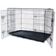 thumbnail image 1 of Jaula para perros YML Heavy Duty, 2 puertas, 24 pulgadas, negra, 1 of 2