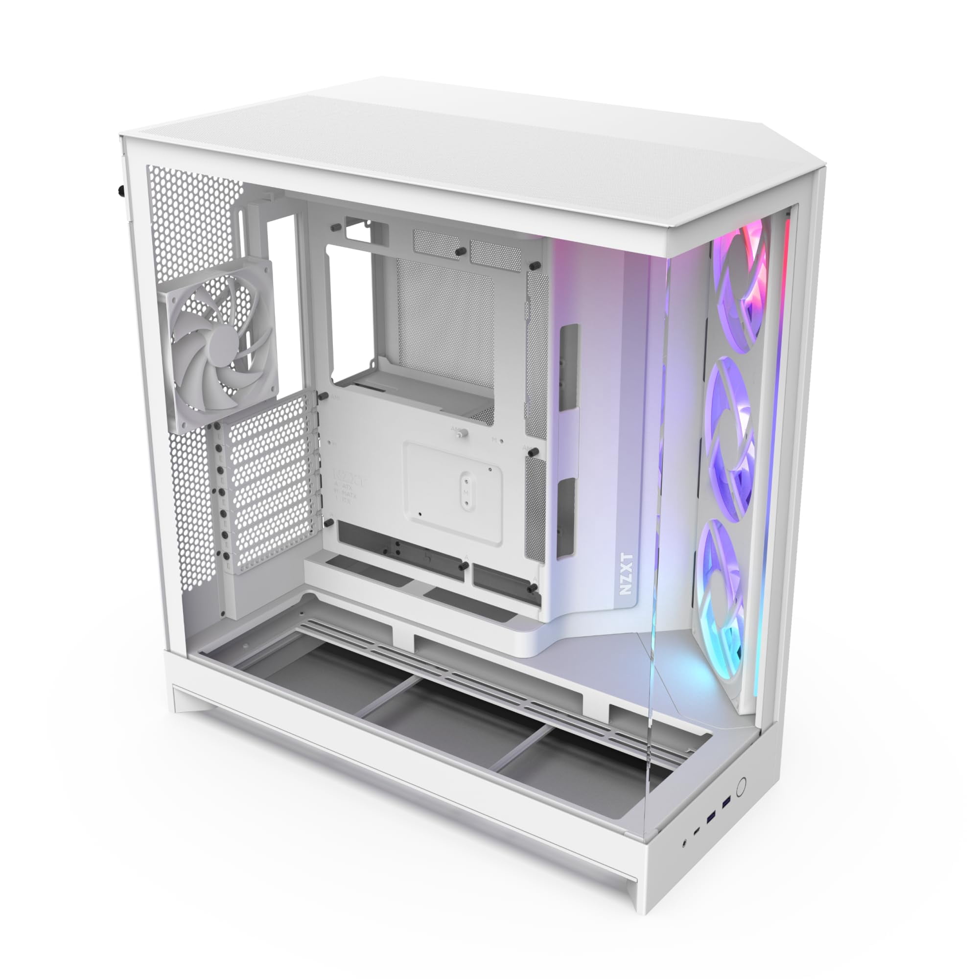 Estuche Para Pc Nzxt H9 Flow Rgb (2025) Atx De Doble Cámara Grande