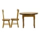thumbnail image 4 of Accesorios De Decoración De Casa De Muñecas Juego De Modelo De Silla De Mesa De Comedor De Madera Para Bricolaje, 4 of 5