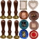 thumbnail image 1 of Kit de Sello de Cera Atopbb Vintage con Marco en Relieve 3D 6 en 1, 1 of 8