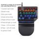 thumbnail image 3 of Teclado gamer Nibio One una mano mecánico rgb negro, 3 of 3
