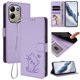 thumbnail image 2 of Xiaomi Redmi 17 4G/5G Funda Billetera con Estampado de Gato, Lila Claro, 2 of 6