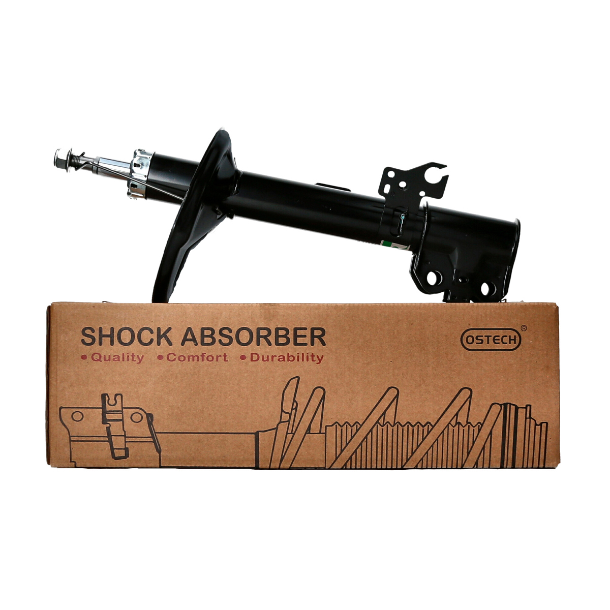 Ostech - Juego De 4 Amortiguadores Lifan X60 -- 2012-2019