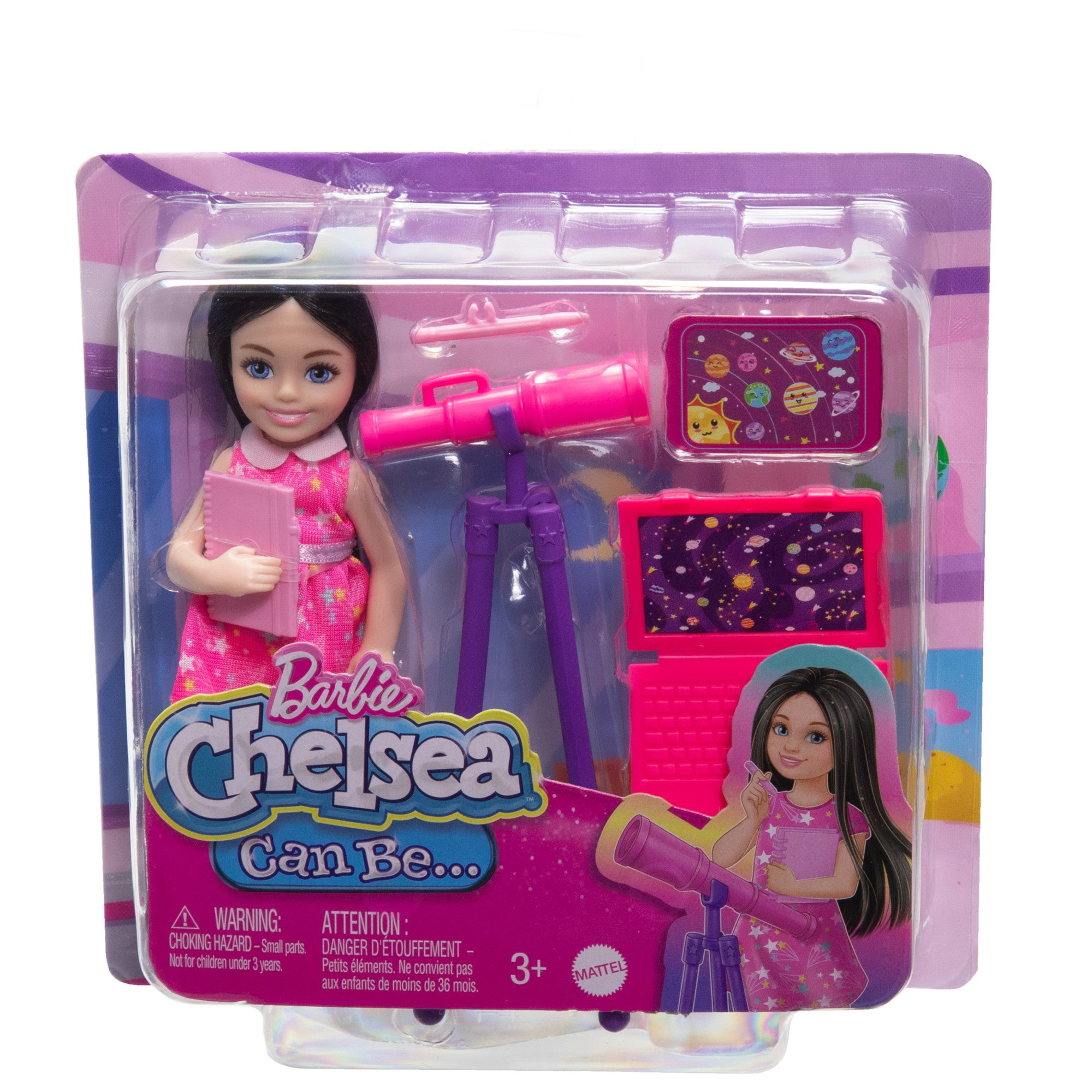 Mattel - Barbie Chelsea Aprendiendo Profesiones Astronoma