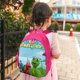 thumbnail image 5 of Lil Stompers Mochila Escolar para Niños y Niñas, Mochila Infantil Ligera de Alta Calidad, Grande y Duradera ROSA, 5 of 6