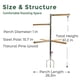 thumbnail image 2 of Percha Ajustable para Gallinas 68 cm Híbrida Acero-Madera, 2 of 6