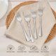 thumbnail image 3 of HIKAA Set de 12 tenedores de mesa, acero inoxidable 18/10, 20,3 cm, 3 of 3