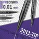 thumbnail image 4 of Lápiz de cejas Pinkiou 2 en 1 Microblading impermeable, 4 of 9