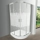 thumbnail image 1 of Shower Door Curvo Elegant Joytek Mosaicos Blancos con Receptáculo 90x90 cm, 1 of 3