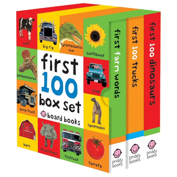 Set de 3 libros de cartón Priddy Books US – Dinosaurios