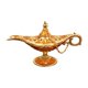thumbnail image 3 of Lámpara De Aladino Clásica Genie Light Arabian Craft Metal Halloween Decoración Para El Hogar Oro Naranja, 3 of 5