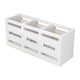 thumbnail image 3 of Soporte Para Utensilios De Cocina, Caja Organizadora De Cubiertos Resistente De 3 Rejillas Para Fiestas, Hogar Y Exteriores, Color Blanco, 3 of 3