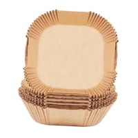 Bothyi - Papeles Para Freidora De Aire, Tapetes Para Parrilla De Microondas Para Muslos, Asados Y Cocinados, 100 Piezas