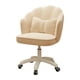 thumbnail image 2 of Silla De Oficina Giratoria De Terciopelo Suave Para Escritorio, Muebles De Oficina Y Sala De Lectura, Color Beige, 2 of 5