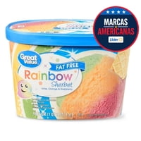 Helado Sorbete Arcoiris Pote 1,4 L Great Value
