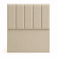 thumbnail image 2 of Respaldo de cama 1.5 plaza tubular felpa Beige, 2 of 2