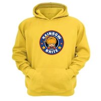 Genérico - Polerón Canguro Rainbown Brite Amarillo Talla L Unisex