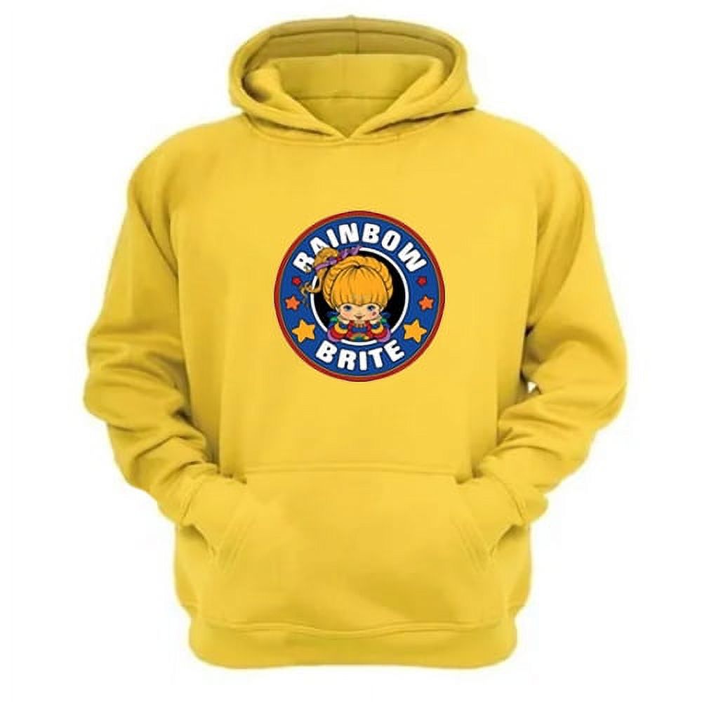 Genérico - Polerón Canguro Rainbown Brite Amarillo Talla L Unisex