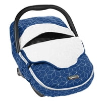 Funda Para Silla De Auto Para Bebé Yoofoss Invierno De Peluche Azul
