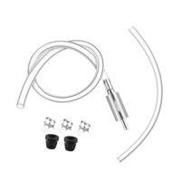 Ioensy - Manguera De Purga De Frenos Genérica, Accesorios Para Purga De Frenos De Motocicleta, 3 Clips Y 2 Tapones.