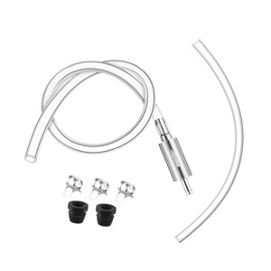 Ioensy - Manguera De Purga De Frenos Genérica, Accesorios Para Purga De Frenos De Motocicleta, 3 Clips Y 2 Tapones.