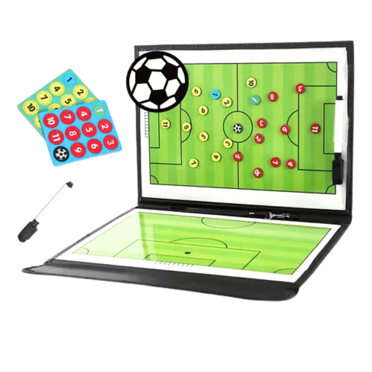 Linea Sport - Tablero Táctico De Fútbol Para Técnico Doble Cara Magnético