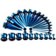 thumbnail image 1 of Kit De Estiramiento De Calibres De Oreja De 36 Piezas Tapones Expansores Cónicos 14g 00g Azul Oscuro, 1 of 5