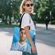 thumbnail image 5 of Rodri Bolso de tela con estampado de lienzo para mujer, bolsa de compras reutilizable y estética, con cremallera interior, regalo para mujer, 35 × 40 cm., 5 of 6