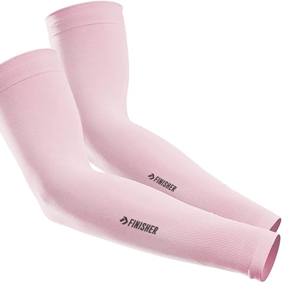 Par de Mangas para Running Finisher rosa claro M