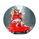 thumbnail image 4 of Cubierta de mesa Navidad Decoración para el hogar Ronda 47 "Novela Mantel Santa Claus, 4 of 5