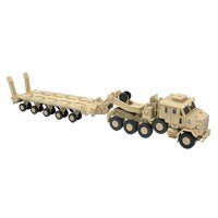 Bothyi - Camión De Juguete Artesanal A Escala 1/72 Para Exhibición De Regalos Y Colección, Color Marrón