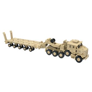 Bothyi - Camión De Juguete Artesanal A Escala 1/72 Para Exhibición De Regalos Y Colección, Color Marrón