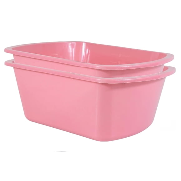 Mesita de cama de hospital rectangular de plástico Vally para lavabo, 2 litros