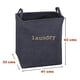 thumbnail image 2 of Canasto Plegable Ropa Objetos 41x33x43cm, 2 of 3