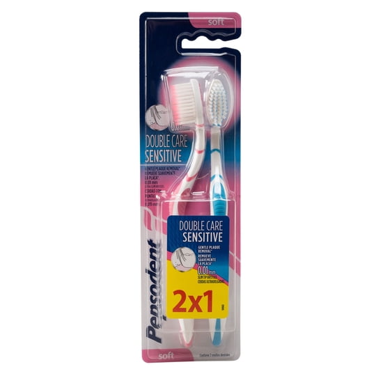Cepillo De Dientes Suave Double Care Sensitive 2 un Pepsodent