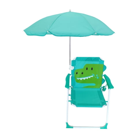 Ioensy - Sillas De Playa Para Niños Con Sombrilla, Silla De Camping Para Parque, Tienda De Campaña Para Pesca, Patio Trasero, Color Verde