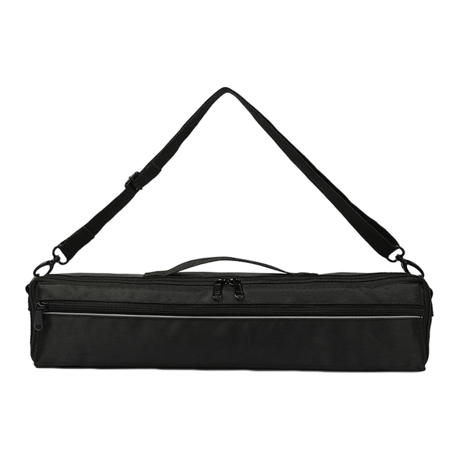Magideal - Bolsa De Transporte Para Flauta De Viaje, Bolsa De Hombro Con Forro De Felpa, Resistente Al Desgaste, Bolsa De Protección De Tela Oxford 420d, Correa 17 Hoyos