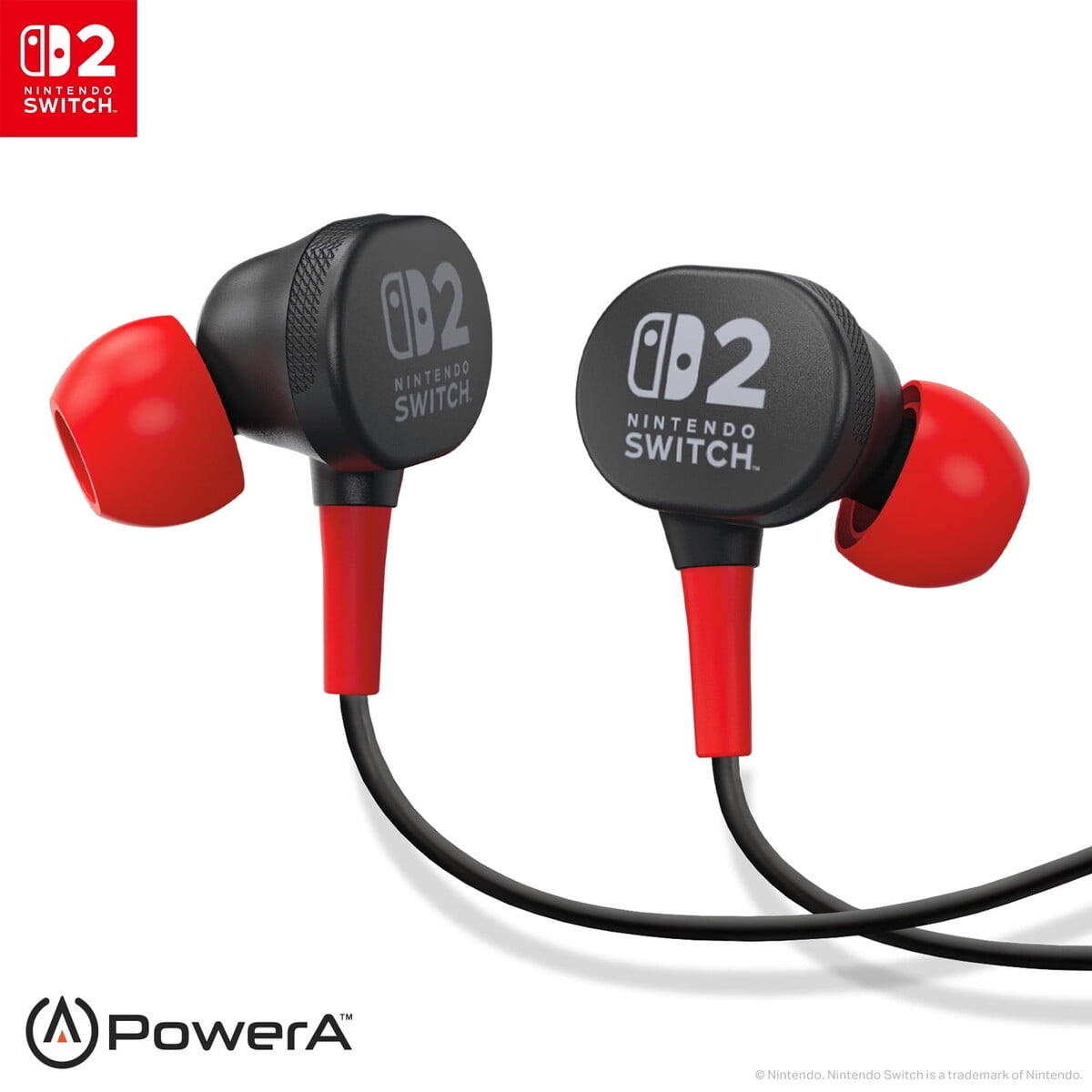 Audífonos Inear Powera Switch 2 Negros 3.5mm Cableados