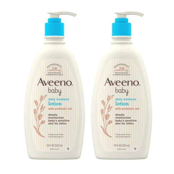 Loción corporal Aveeno Baby Daily Moisture para piel sensible 530 ml