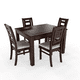 thumbnail image 4 of Juego de Comedor Sevilla 4 Sillas chocolate Mesa Rectangular Madera, 4 of 4