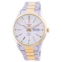 Seiko - Reloj 5 Automatic White Dial Snkp14 Snkp14K1 Snkp14K Mens Watch