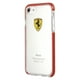 thumbnail image 2 of Carcasa Ferrari iPhone 8 Transparente/Roja, 2 of 3