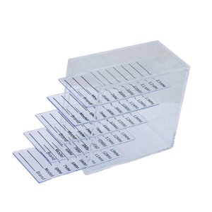 Magideal - 5 Capas Caja De Almacenamiento De Pestañas Herramientas De Maquillaje De Herramientas Compactas , Claro